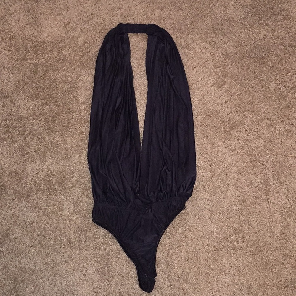 Deep V Thong Bodysuit